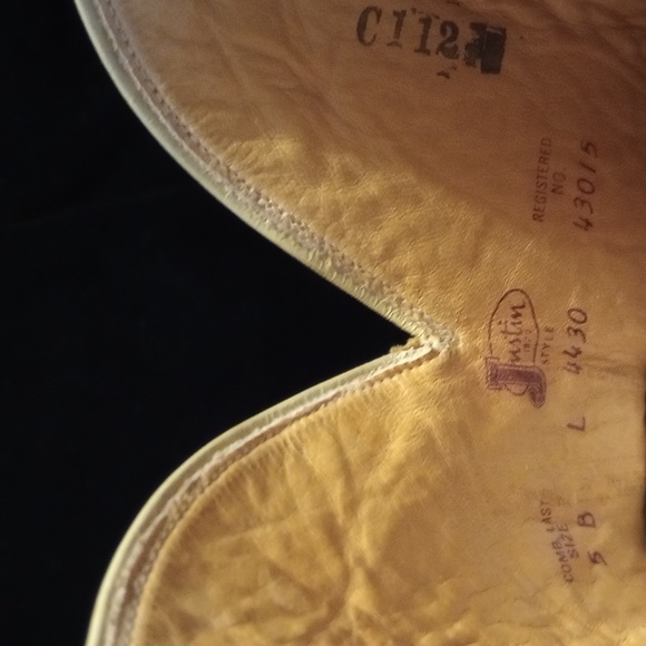 Vintage Justin Dancing Cowgirl Boots Size 5B - Picture 11 of 11